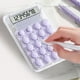 thumbnail image 5 of Standard Calculator 8 Digit With Large Display And Round Button Candy Color Calculator Portable For Office Home School, 5 of 7