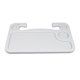 thumbnail image 1 of Bandeja genérica para volante de coche, fácil instalación, accesorios de viaje para coche. L Gris, 1 of 9