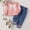 Pink, variant on Eltusu Girls Cotton Outfit Sets, 2 Pieces Crew Neck Long Sleeve Tops and Pants Set Pink Size 6 T