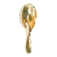 thumbnail image 2 of Wood Paddle Brush with Cushion & Round Hair Brush Vintage Pumpkin with Leaves Detangling Brush for All Hair Types, 2 of 7