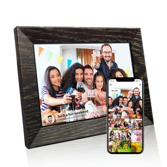 10.1" WiFi Digital Picture Frame With LED Lights - 1280x800 HD Touchscreen, 32GB Storage, Auto-Rotate, Share Via App 2 thumbnail image
