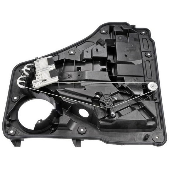 Rear Right Passenger Side Power Window Regulator and Door Panel Assembly - Compatible with 2008 - 2012 Jeep Liberty 2009 2010 2011