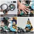 thumbnail image 4 of My Hero Academia Bathroom Rugs, Anime Welcome Door Mat, Non Slip Mat, Front Door Mat For Bedroom Living Room, Super Absorbent Flannel Rugs, Home Decor, 16*24 Inch, 4 of 9