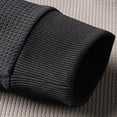thumbnail image 6 of QHFBli Mens Quarter Zip Pullover Quilted Sweatshirt Knit Long Sleeve Sweater Half Zip Polo Sweatshirts with Pocket, 6 of 6