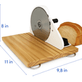 thumbnail image 2 of Manual Bread Slicer with Hand Crank,Adjustable Thickness Bread Cutter for Even Slices, Perfect for Homemade Sourdough, Sandwich, and More, 2 of 3