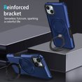 thumbnail image 2 of Cowithday iPhone 15 Plus Case with Magnetic Ring Stand, [Magnetic Ring Holder] [Military Drop Protection] [Non-Slip Grip] Shockproof Soft Edge Phone Case Cover for iPhone 15 Plus 6.7" 2023, Royalblue, 2 of 9