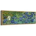 thumbnail image 4 of IDEA4WALL Extra Large Framed Canvas Print Wall Art Vincent Van Gogh's Irises Artwork Nature Wilderness Antique Retro Fine Art Decorative Relax/Calm for Home Decoration - 60"x20", 4 of 5