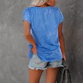 thumbnail image 3 of Birdeem Mode Femmes Été T-Shirt Imprimé Ample Col Rond Manches Courtes Blouse Décontractée, 3 of 5