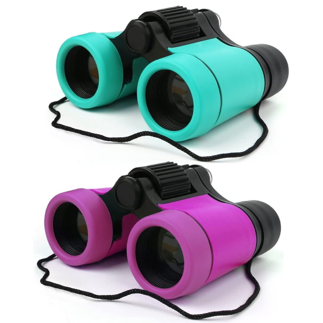 Binoculares Scotamalone para niños de 4 x 30 mm, a prueba de golpes, de 3 a 12 años