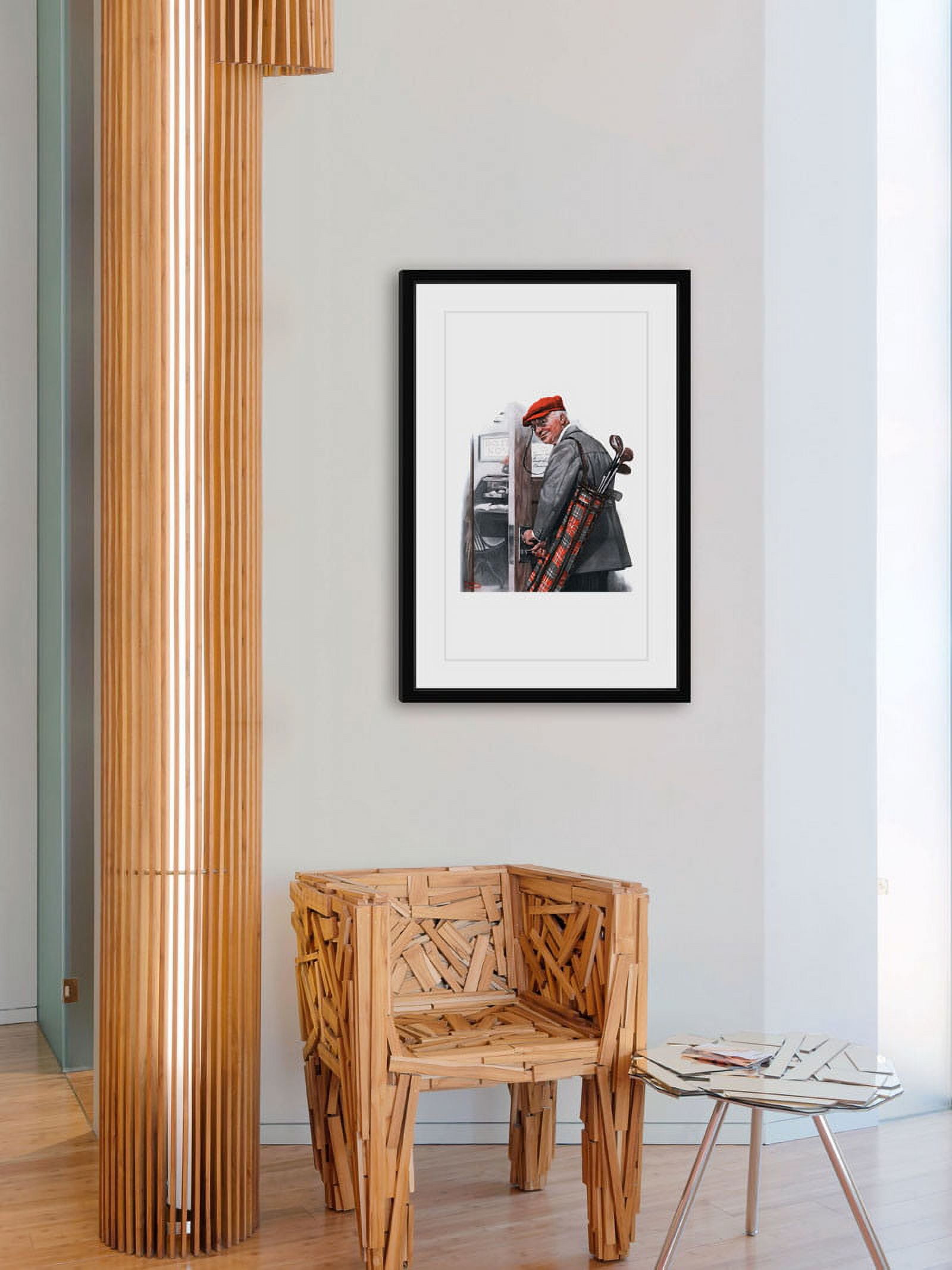 Marmont Hill "Important Business" by Norman Rockwell Framed Art Print