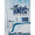 thumbnail image 3 of Marmont Hill Blue Floral Canvas Wall Art, 3 of 7