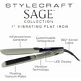 thumbnail image 2 of Plancha De Cabello Stylecraft Sage Vibrating Flat Iron, 2 of 6