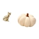 thumbnail image 5 of Estatua de gato con calabaza, figura decorativa, escultura animal, adorno artesanal para chimenea, cama, dormitorio, sofá, decoración de habitación., 5 of 8