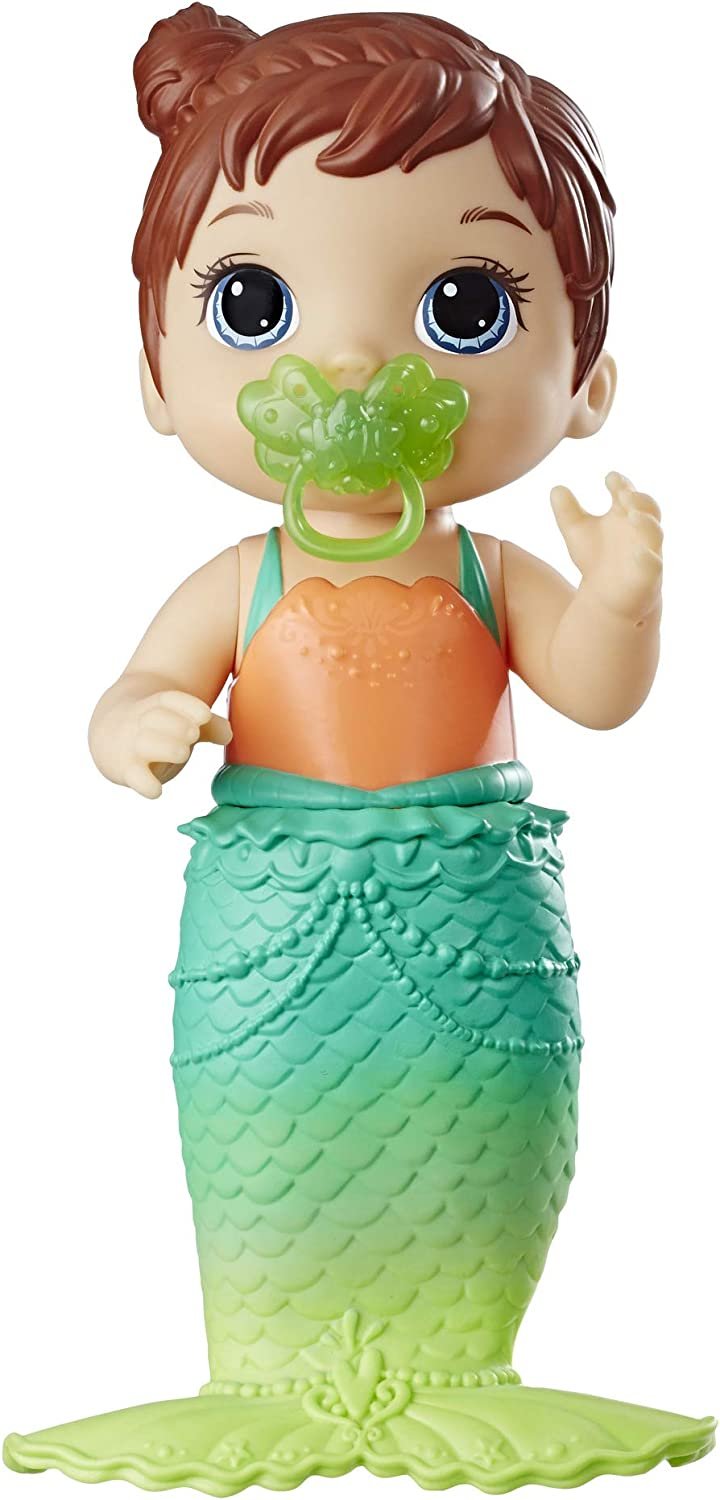 Baby Alive Lil Splashes Brunette Mermaid Doll - image 2 of 3