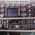 thumbnail image 5 of Set of 3 A/C Heater Control Knob Fit for Peterbilt 357 1987-1996 367 2008-2009, 5 of 11