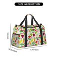 thumbnail image 3 of Honeii Cartoon Vegetables Print Gym Bag,Carry on Weekender Overnight Bag, Travel Duffel Bags, Personal Item Travel Bag,Tote Bag,Workout Dance Bag, 3 of 7
