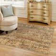 thumbnail image 4 of Rugs.com Saturn Collection Rug – 5 Ft Square Beige Medium Rug Perfect For Living Rooms, Kitchens, Entryways, 4 of 8