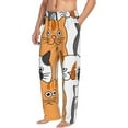 thumbnail image 2 of Bingfone Funny Cats Mens All Over Print Sleep Pajama Pants-X-Large, 2 of 9
