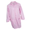 thumbnail image 3 of Bata de laboratorio unisex antiestática premium, con protección ESD, para uso dental Rosa XXL, 3 of 8