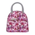thumbnail image 1 of Balery Orchids Flowers Bolsa de Almuerzo para Mujeres, Caja de Almuerzo, Bolsa de Almuerzo Pequeña Impermeable, Tote de Almuerzo Reutilizable con Gran Capacidad, 1 of 6