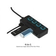 thumbnail image 4 of Sabrent 4-Port USB 3.0 Hub with Individual LED Power Switches (HB-UM43), 4 of 20