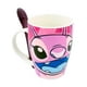 thumbnail image 3 of Juego 2 Tazas Porcelana Ambient 21 Diseño Stitch & Angel Azul y Morado 310 ml con Caja de Regalo, 3 of 3