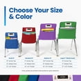 thumbnail image 5 of Seat Sack Elastic Student Chair Storage Pocket - Fits 12"-17" Seats, Stretch Over-the-Chair Storage for Student Desk Organization, Green, 10-PK, 5 of 10