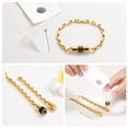 thumbnail image 3 of Men's Bullet Urn Locket Stainless Steel Chain Link Bracelet for Ashes Perfume Cremation Jewelry Funeral Urn Bracelet for Ashes Gift, 3 of 5