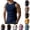 #03 Navy, variant on Mens Ribbed Slim Fit Tank Top Crewneck Sleeveless Muscle Shirt Breathable Stretchy Wrinkle Resistant Soft Casual Daily Wear Comfortable Vest, #03 Pink, M