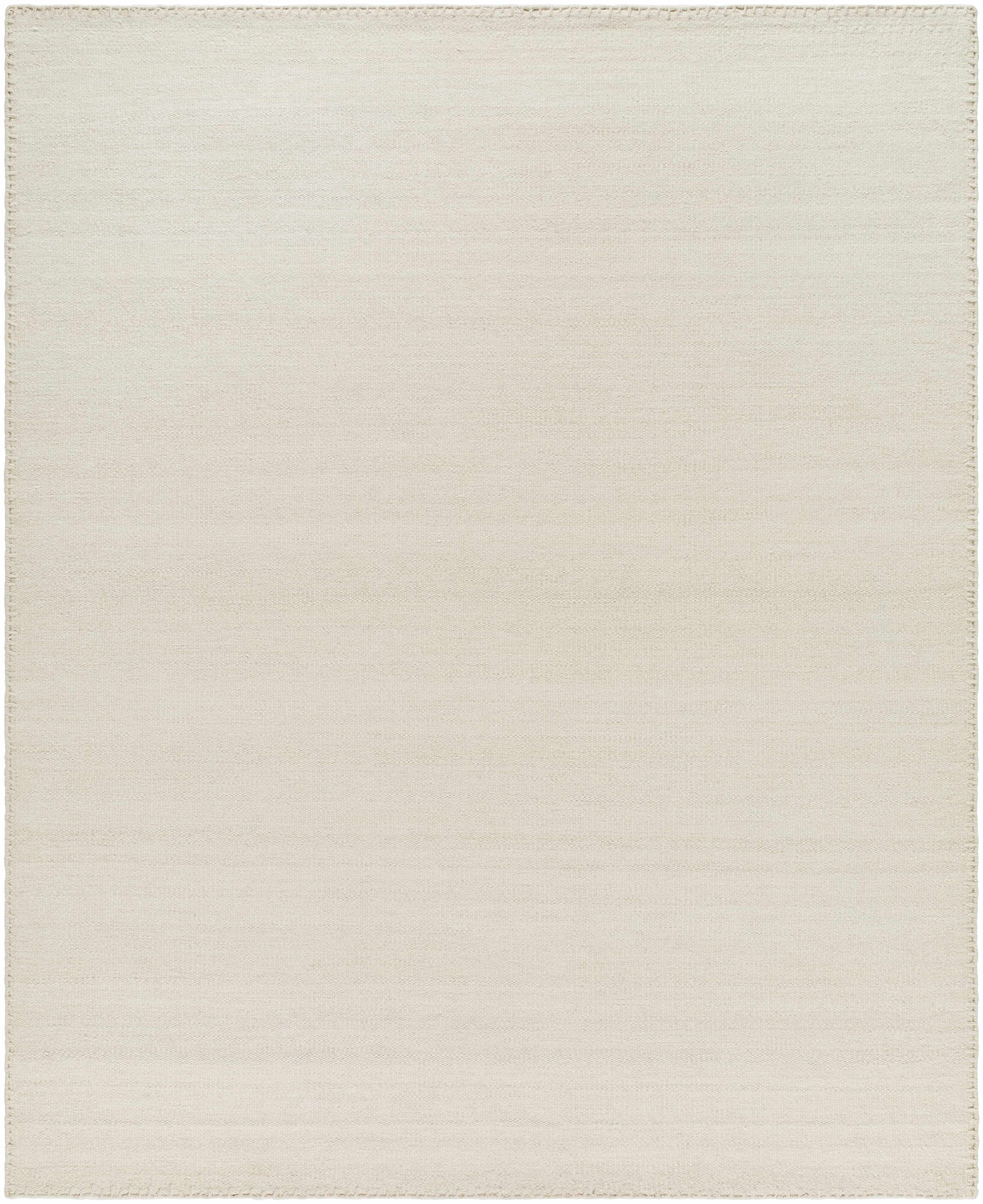 Hauteloom Ayumu Wool Living Room, Bedroom Area Rug - Bohemian, Transitional - Ivory, Cream, Ecru - 6' x 9'