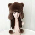 thumbnail image 5 of Gorro para el pelo de mujer para temporada de otoño e invierno, cálido y con protección para los oídos, Lei Feng, 5 of 5