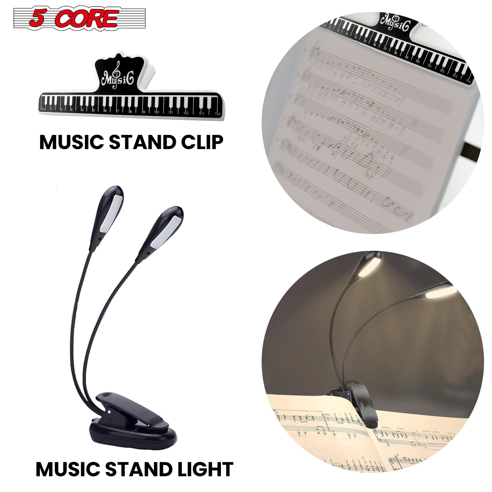 Music Stand Adjustable Desktop Book Stands Portable Sheet Holder All Metal Foldable Bookstand