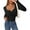Black, variant on PRETTYGARDEN Women's Long Sleeve Tops Fall Fashion Henley Shirts Slim Fitted Ribbed Knit Tees Blouses Going Out Outfits