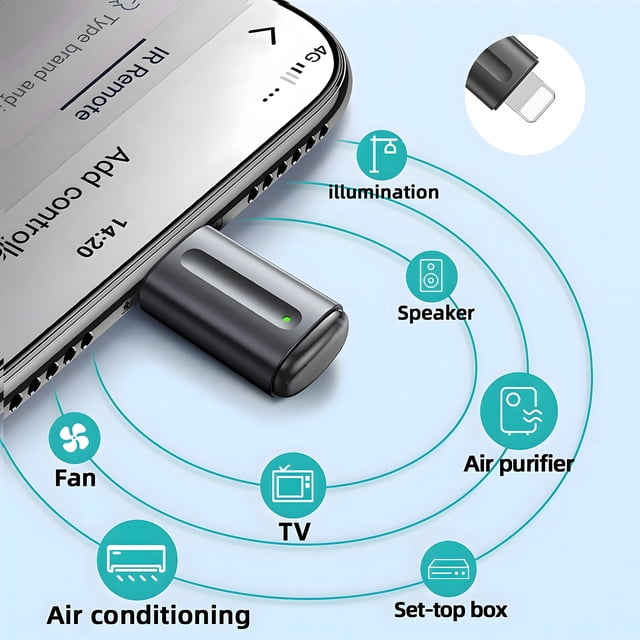 New IR Appliances Wireless Infrared Remote Control Adapter Mobile Infrared phone Transmitter For IPhone/Micro USB/Type-C