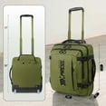 thumbnail image 2 of Valise Cabine 17 Pouces Imperméable avec Roues, Valise Légère Approuvée, Vert Armée, 2 of 8