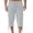 Light Gray@GC@, variant on CONZONE Mens Baggy Linen Capri Pants Wide Leg Pants for Men Trendy Elastic Waist Drawstring Solid Soft Casual Joggers Pant With Pockets