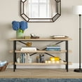 thumbnail image 3 of Evelyn&Zoe Holloway Rectangular TV Stand for TV's up to 65" in White Oak, 3 of 11