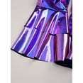 thumbnail image 7 of Miaeowve Toddler Baby Girls Retro 70s Outfit Disco Flared Jumpsuit Sleeveless Sparkly Bodysuit Blue 4T, 7 of 7