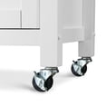 thumbnail image 6 of ClickDecor Denver Kitchen Rolling Bar Cart on Wheels, White, 6 of 9