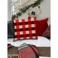 thumbnail image 2 of Awkward Styles Christmas Pillow Covers Christmas Decor Xmas Plaid Throw Cushion Case, 2 of 2