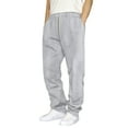 thumbnail image 7 of CONZONE Mens Pants Wide Leg Sweatpants for Men Casual Solid Color Warm Soft Loose Fit Thermal Fall Winter Trousers With Elastic Waistband, 7 of 7