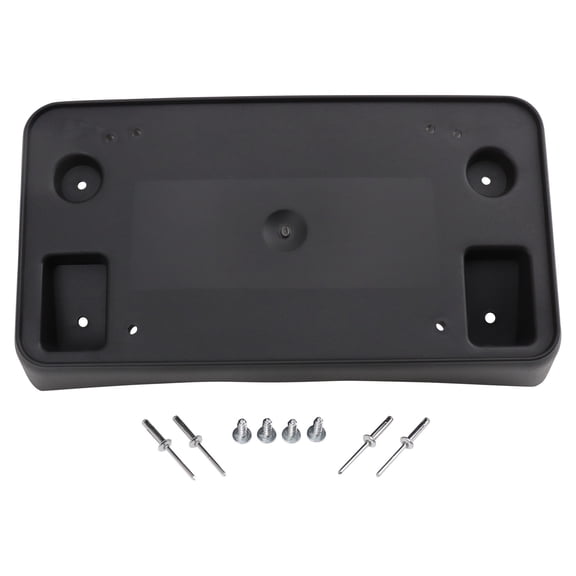 TRQ License Plate Bracket Black Fits 2016-2018 GMC Sierra 1500 2019 Sierra 1500 Limited GM1068173