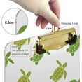 thumbnail image 3 of FMSHPON Green Sea Turtles Clipboard Hardboard Wood Nursing Clip Board and Pull for Standard A4 Letter 13x9 inches, 3 of 6