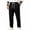2# Black, variant on Baggy Sweatpants Men No Cuff Wide Leg Drawstring Relaxed Fit Bigand Tall Straight Open Hem Trackpants