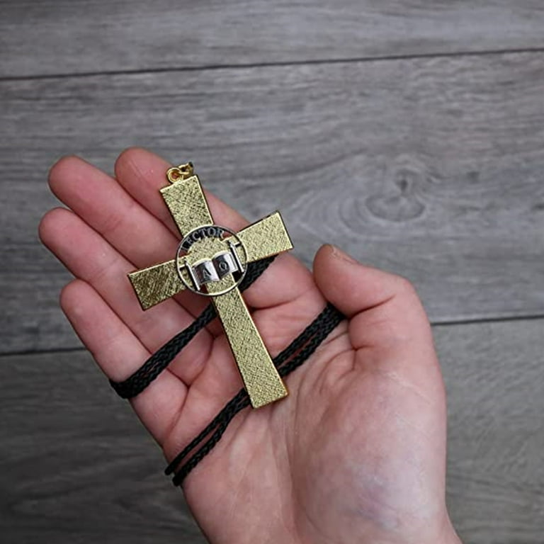 Lector Cross Pendant Necklace, Religious Jewelry Gifts, Inch
