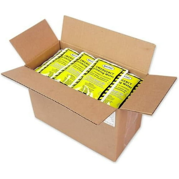 Mayday Emergency Water Pounches Case of 100. Emergency Preparedness, Survival and Backpacking