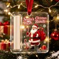 thumbnail image 7 of Christmas Cash Gift Ornament, Acrylic Money Holder Hanging Decor, Unique Christmas Decoration for Christmas Tree, Fireplace(1Pcs,Santa Cane Scene), 7 of 7