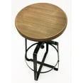 thumbnail image 2 of Turner Tabouret de Bar Rétro Ajustable Contemporain Acier/bois, 2 of 2