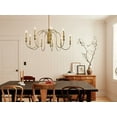 thumbnail image 3 of 9 Light Large Chandelier In Homestead Style-19.25 Inches Tall And 42 Inches Wide-Brushed Nickel Finish    -Traditional Installation Kichler Lighting, 3 of 5
