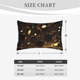 thumbnail image 4 of Honeii Classical Golden Casino Pattern Decorative Throw Pillow Case - Elevate Your Couch, Sofa, or Bed with Stylish Home Decor-14"x20", 4 of 6